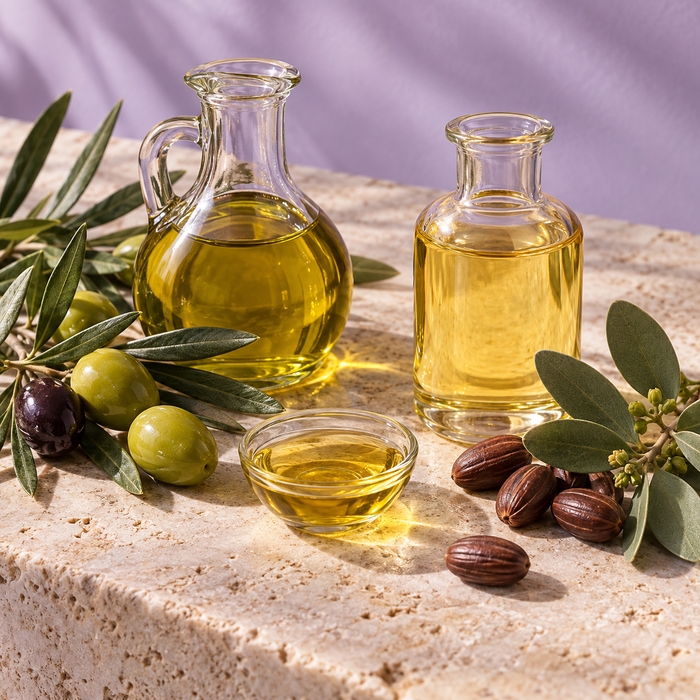 Jojoba + olive oils